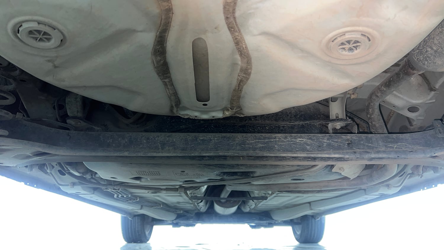 Used 2021 Maruti Suzuki Baleno Zeta Automatic Petrol Automatic extra REAR UNDERBODY VIEW (TAKEN FROM REAR)