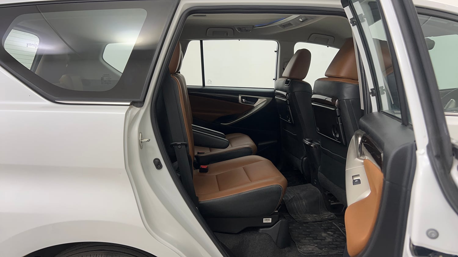 Used 2023 Toyota Innova Crysta ZX 2.7 AT 7 STR Petrol Automatic interior RIGHT SIDE REAR DOOR CABIN VIEW
