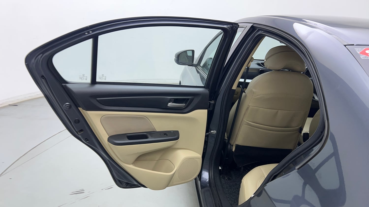 Used 2024 honda Amaze 2nd Generation VX 1.2 Petrol MT Petrol Manual interior LEFT REAR DOOR OPEN VIEW