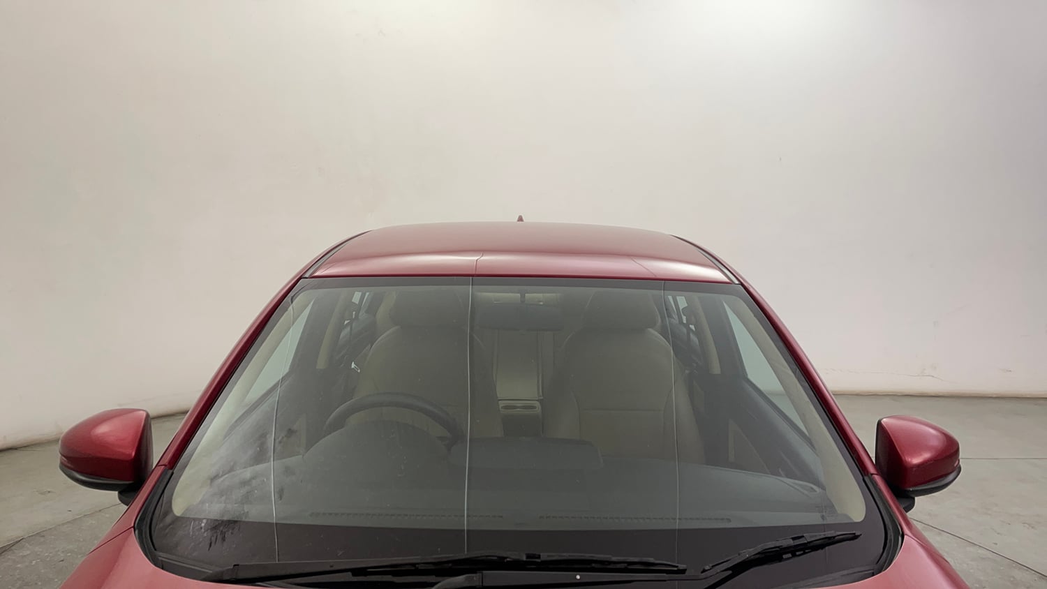 Used 2018 Honda Amaze 1.2 S CVT Petrol Petrol Automatic exterior FRONT WINDSHIELD VIEW