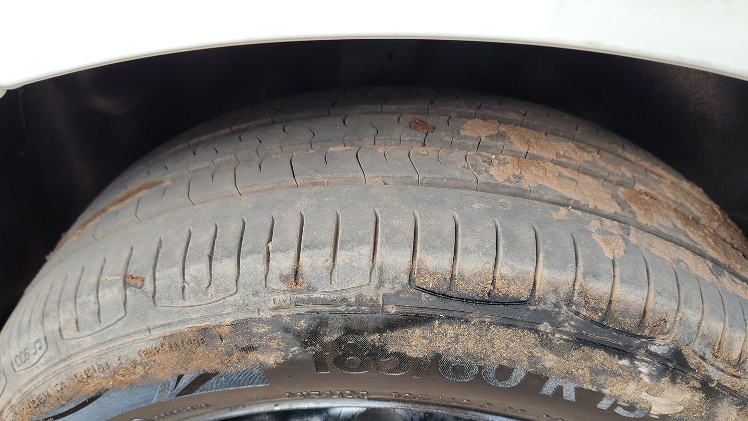 Used 2019 Volkswagen Polo Comfortline 1.0L (P) Petrol Manual tyres RIGHT REAR TYRE TREAD VIEW