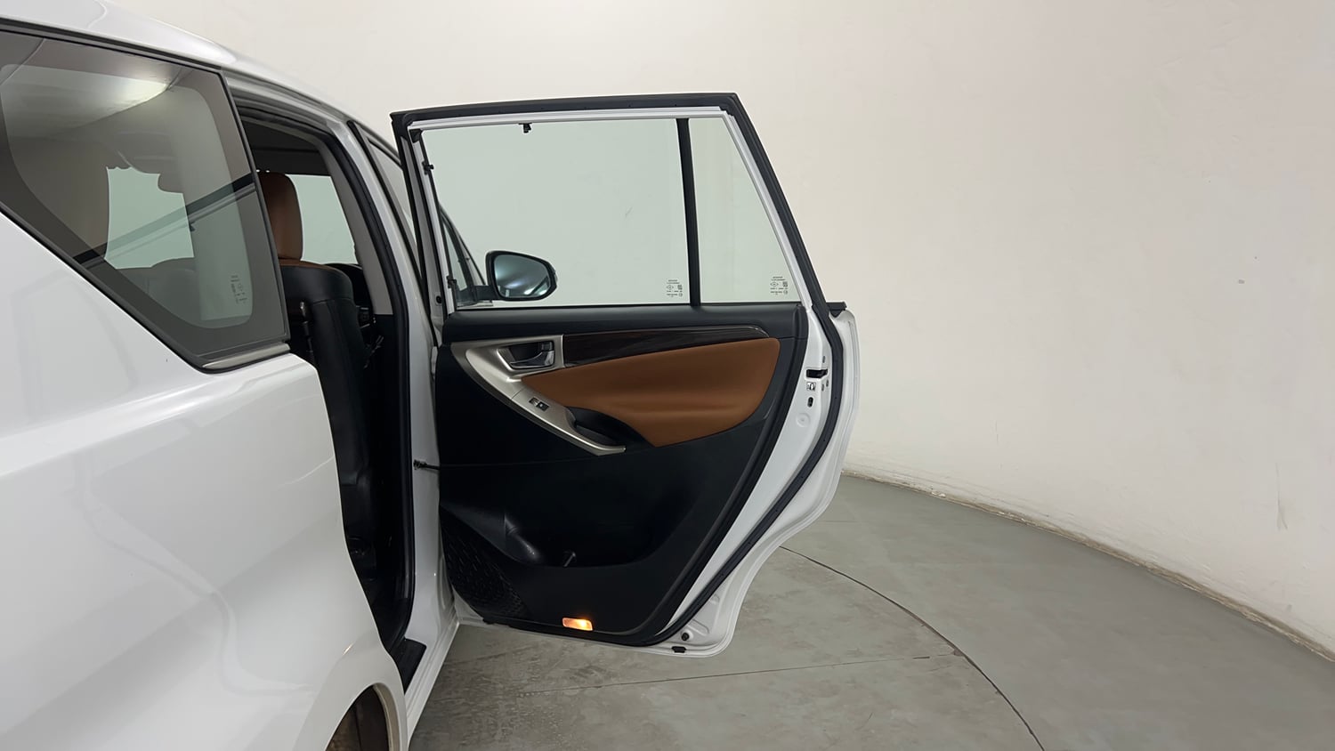 Used 2023 Toyota Innova Crysta ZX 2.7 AT 7 STR Petrol Automatic interior RIGHT REAR DOOR OPEN VIEW