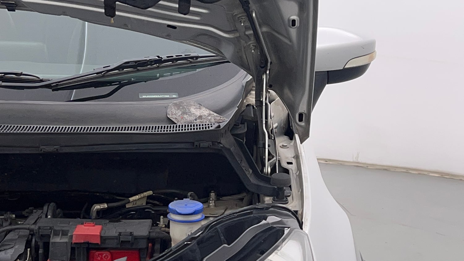 Used 2018 Ford EcoSport Trend + 1.5L TDCi Diesel Manual engine ENGINE LEFT SIDE HINGE & APRON VIEW
