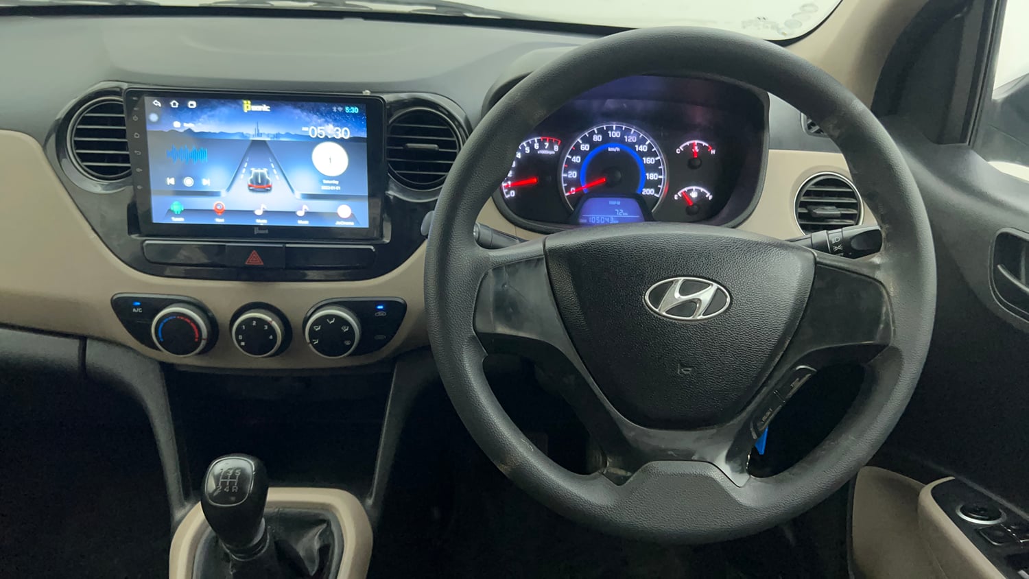 Used 2015 Hyundai Grand i10 Magna 1.2 Kappa VTVT Petrol Manual interior STEERING VIEW