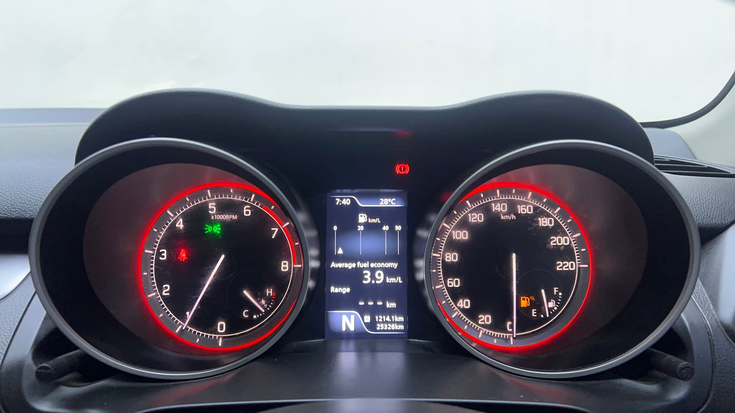 Used 2023 Maruti Suzuki Swift ZXi Plus AMT Petrol Automatic interior CLUSTERMETER VIEW
