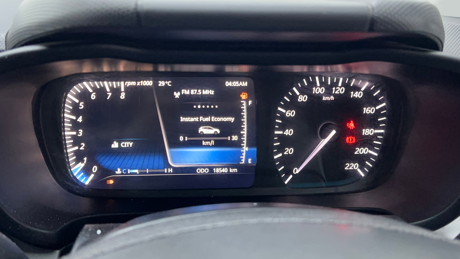 Used 2021 Tata Altroz XZ Petrol Petrol Manual interior CLUSTERMETER VIEW