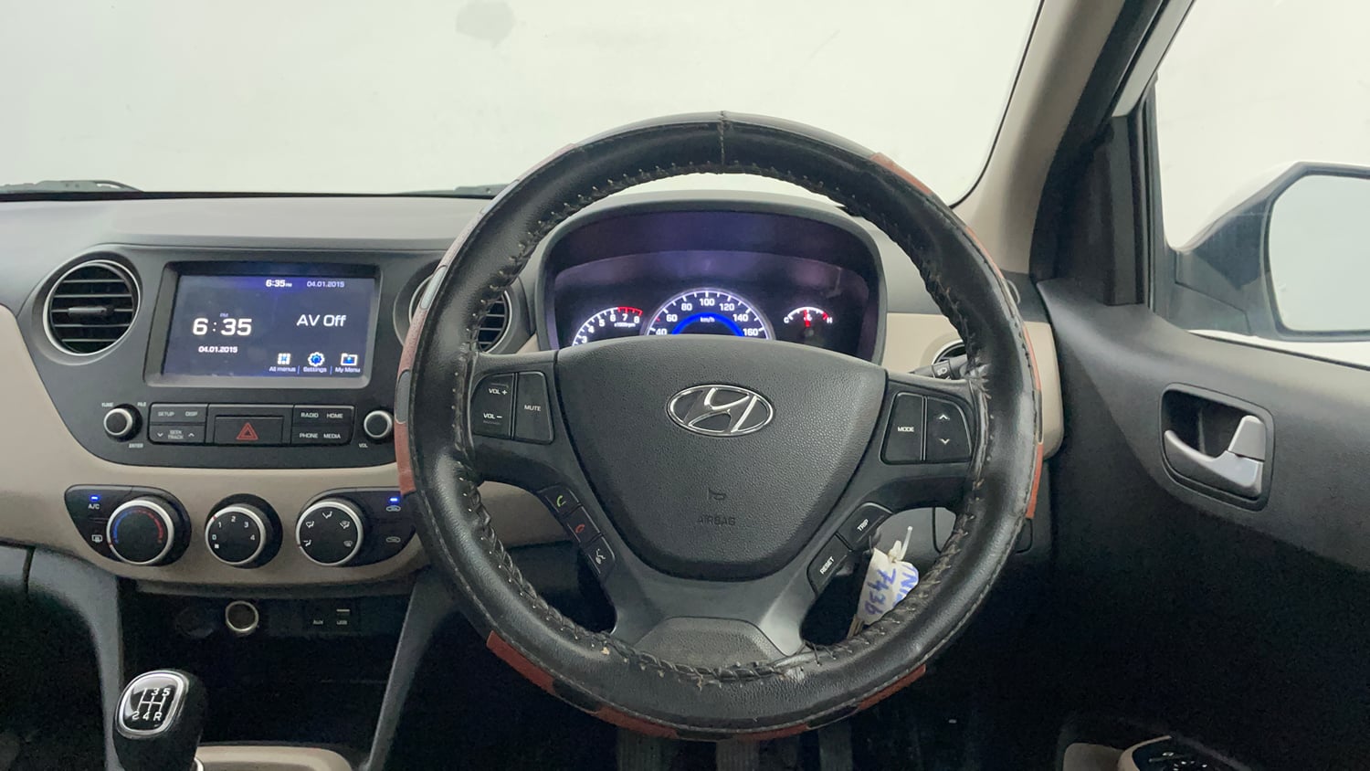 Used 2019 Hyundai Grand i10 Sportz 1.2 Kappa VTVT Petrol Manual interior STEERING VIEW