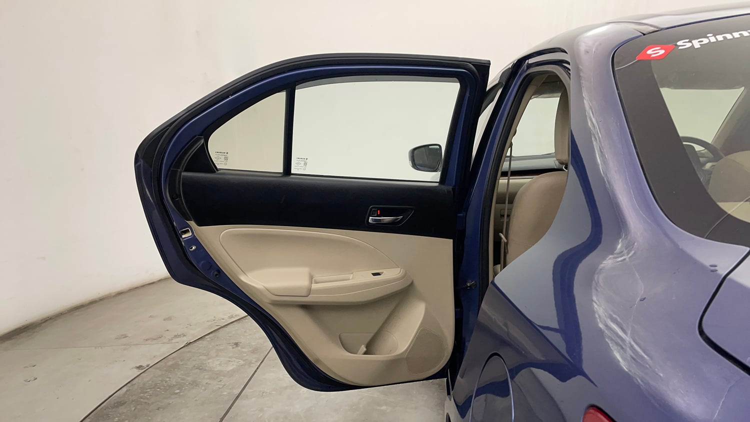 Used 2018 Maruti Suzuki Dzire VXi Petrol Manual interior LEFT REAR DOOR OPEN VIEW