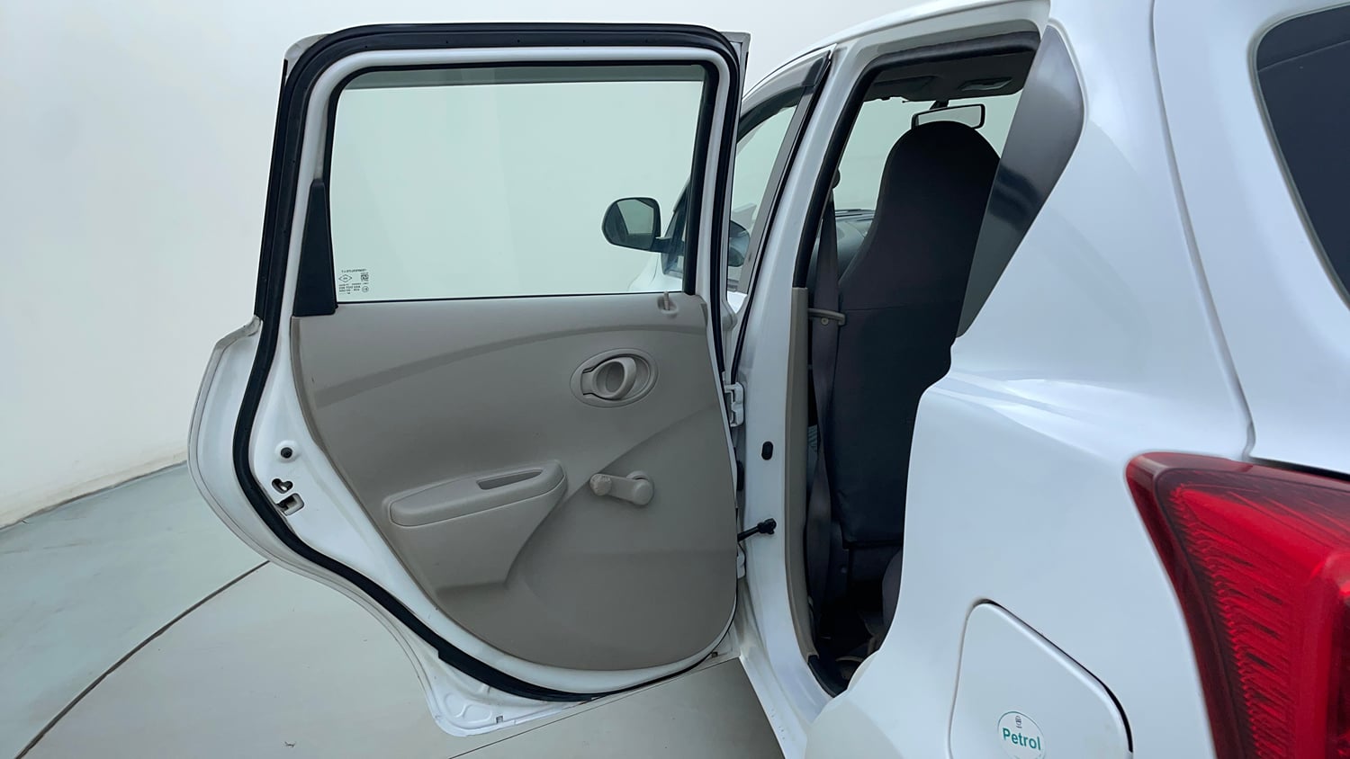 Used 2016 Datsun GO T Petrol Manual interior LEFT REAR DOOR OPEN VIEW