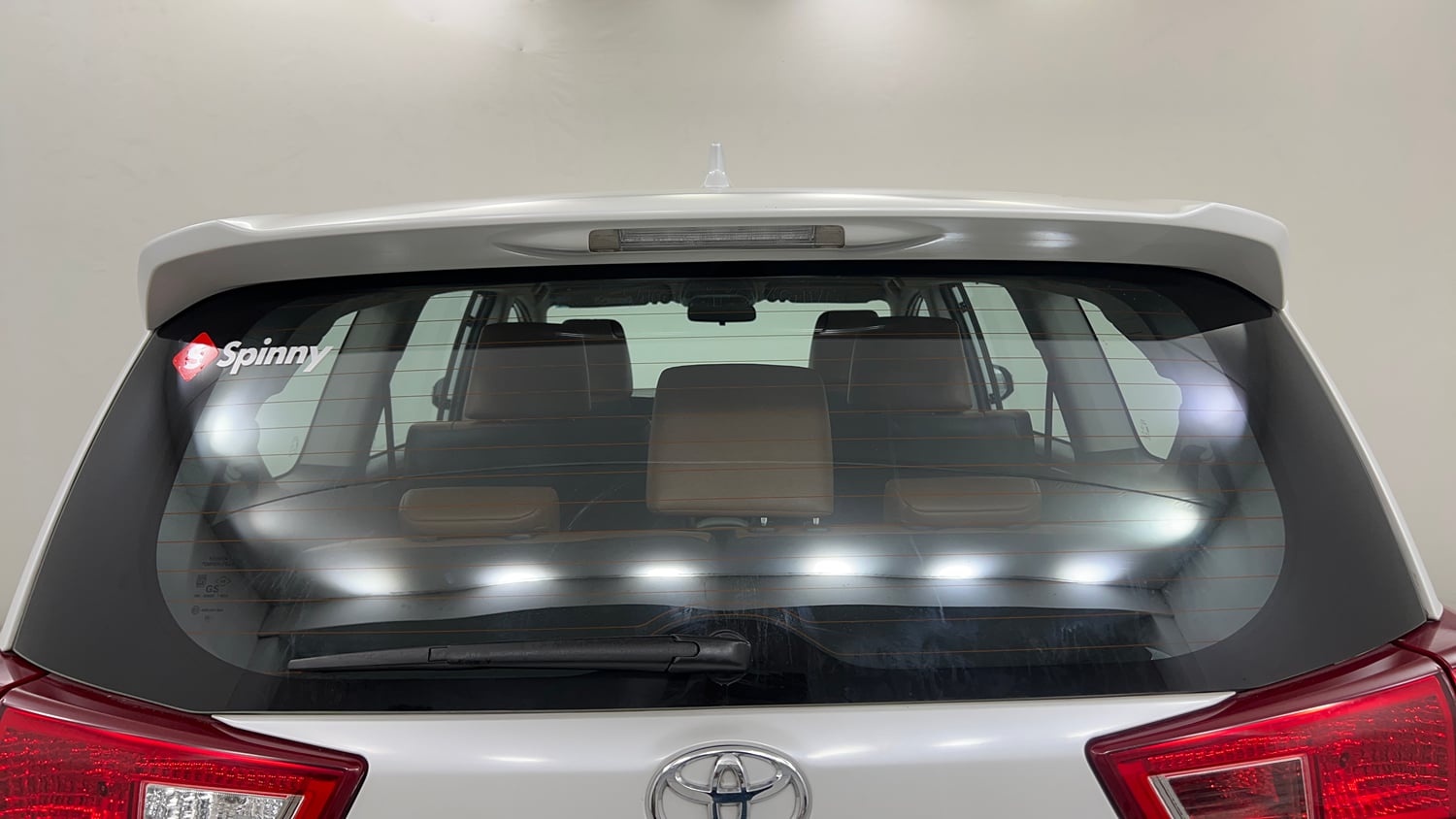 Used 2023 Toyota Innova Crysta ZX 2.7 AT 7 STR Petrol Automatic exterior BACK WINDSHIELD VIEW