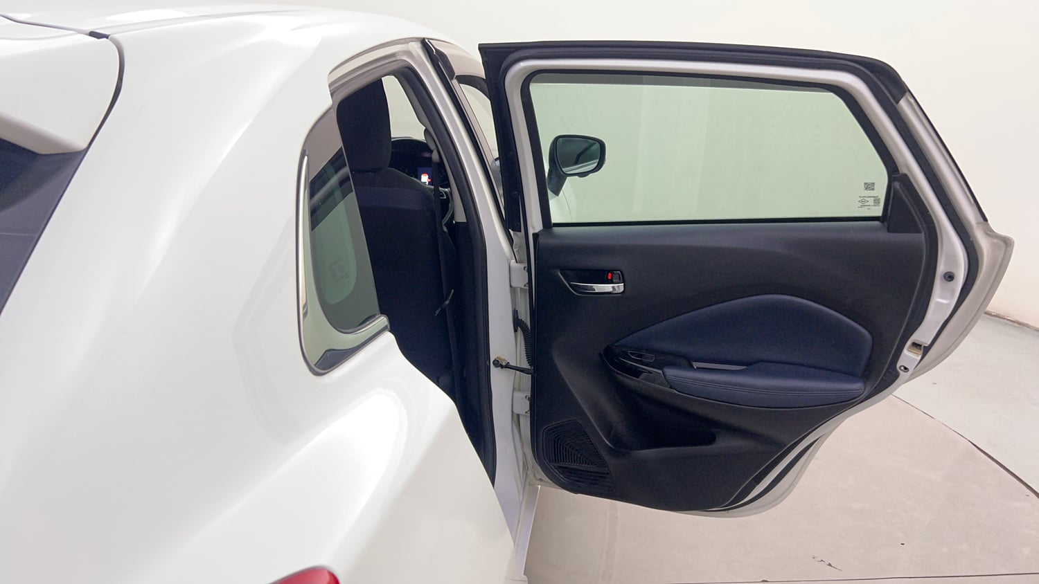 Used 2023 Maruti Suzuki Baleno Alpha AGS Petrol Automatic interior RIGHT REAR DOOR OPEN VIEW