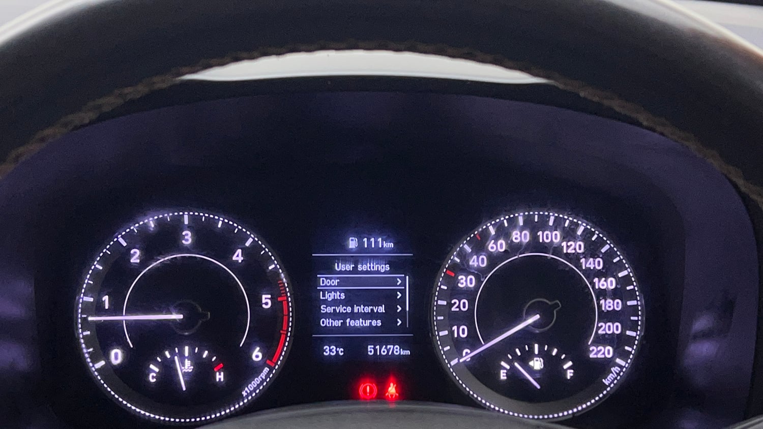 Used 2021 Hyundai Venue SX 1.5 CRDi Diesel Manual interior CLUSTERMETER VIEW