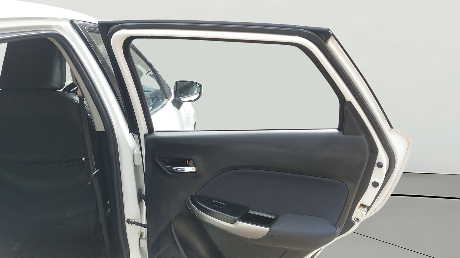 Used 2021 Maruti Suzuki Baleno Zeta Petrol Manual interior RIGHT REAR DOOR OPEN VIEW