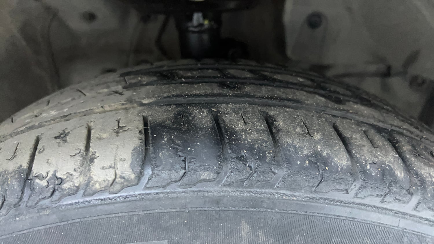 Used 2016 Honda Jazz V Petrol Petrol Manual tyres RIGHT FRONT TYRE TREAD VIEW