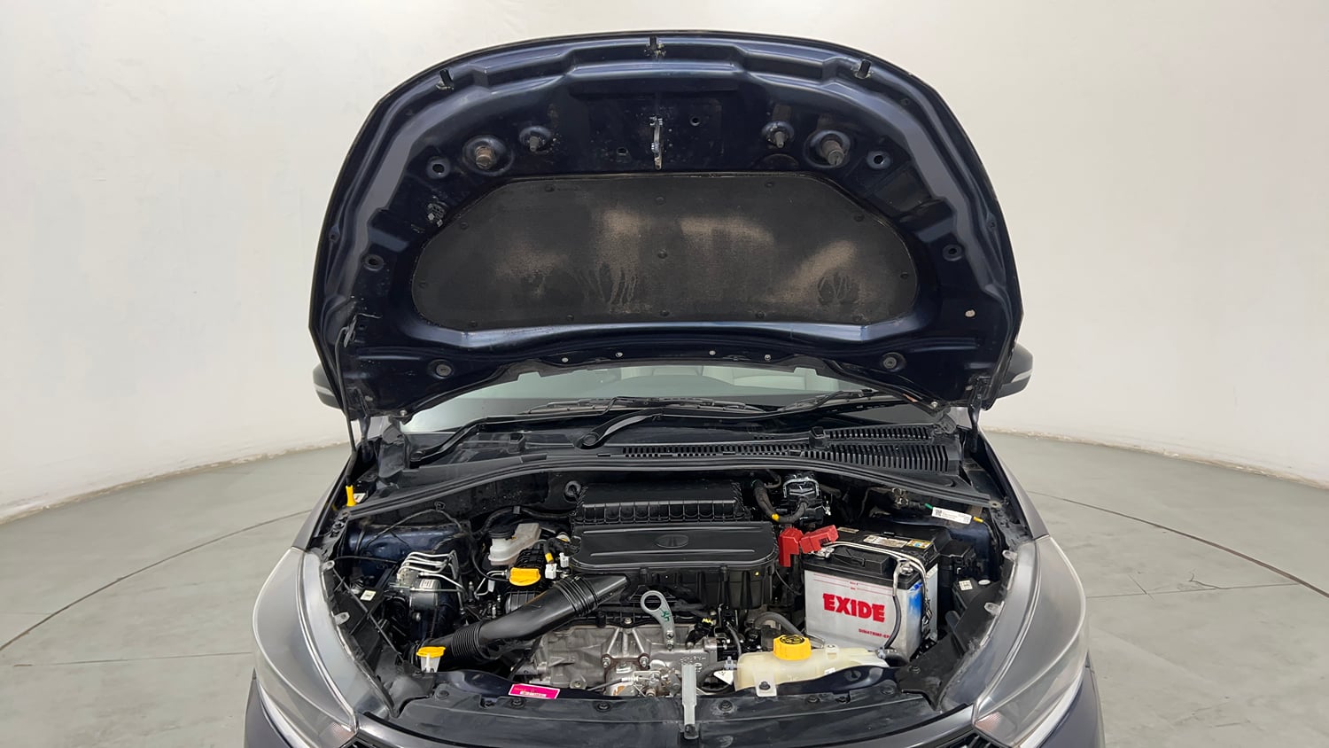 Used 2024 Tata Tigor XZA iCNG Cng Automatic engine ENGINE & BONNET OPEN FRONT VIEW