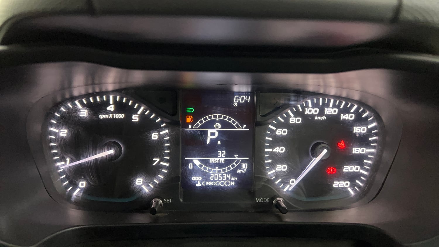 Used 2022 Tata Altroz XTA Petrol Petrol Automatic interior CLUSTERMETER VIEW