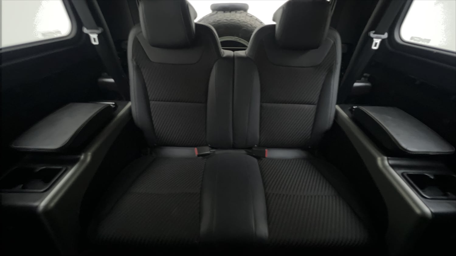 Used 2022 mahindra Thar LX Hard Top Petrol AT 4WD Petrol Automatic interior REAR SEAT CONDITION VIEW