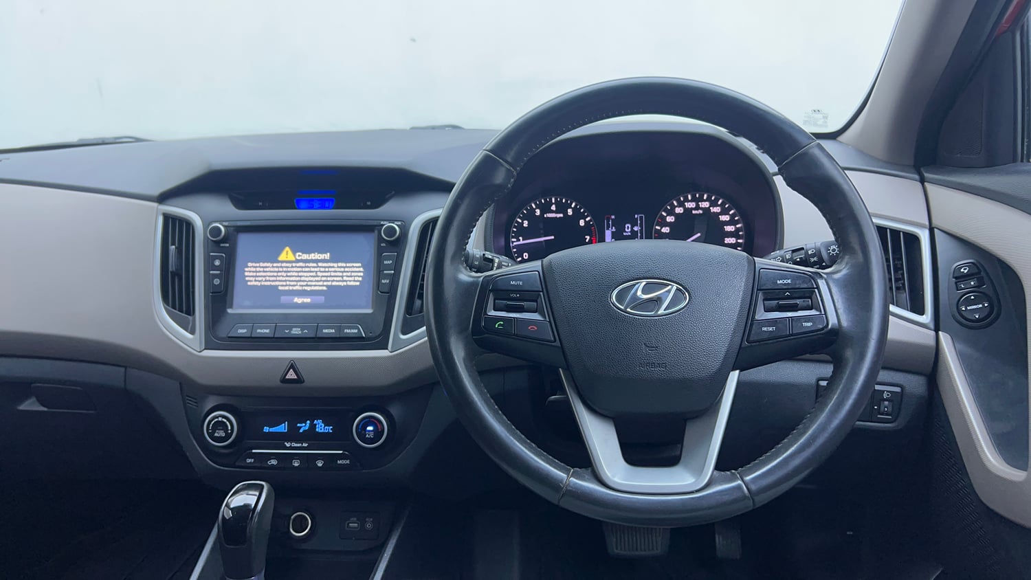 Used 2017 Hyundai Creta 1.6 SX Plus AT Petrol Petrol Automatic interior STEERING VIEW
