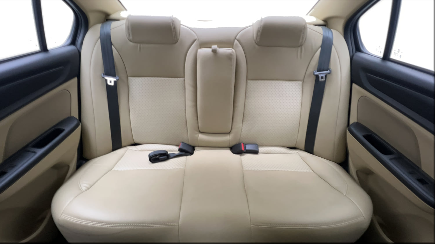 Used 2024 honda Amaze 2nd Generation VX 1.2 Petrol MT Petrol Manual interior REAR SEAT CONDITION VIEW