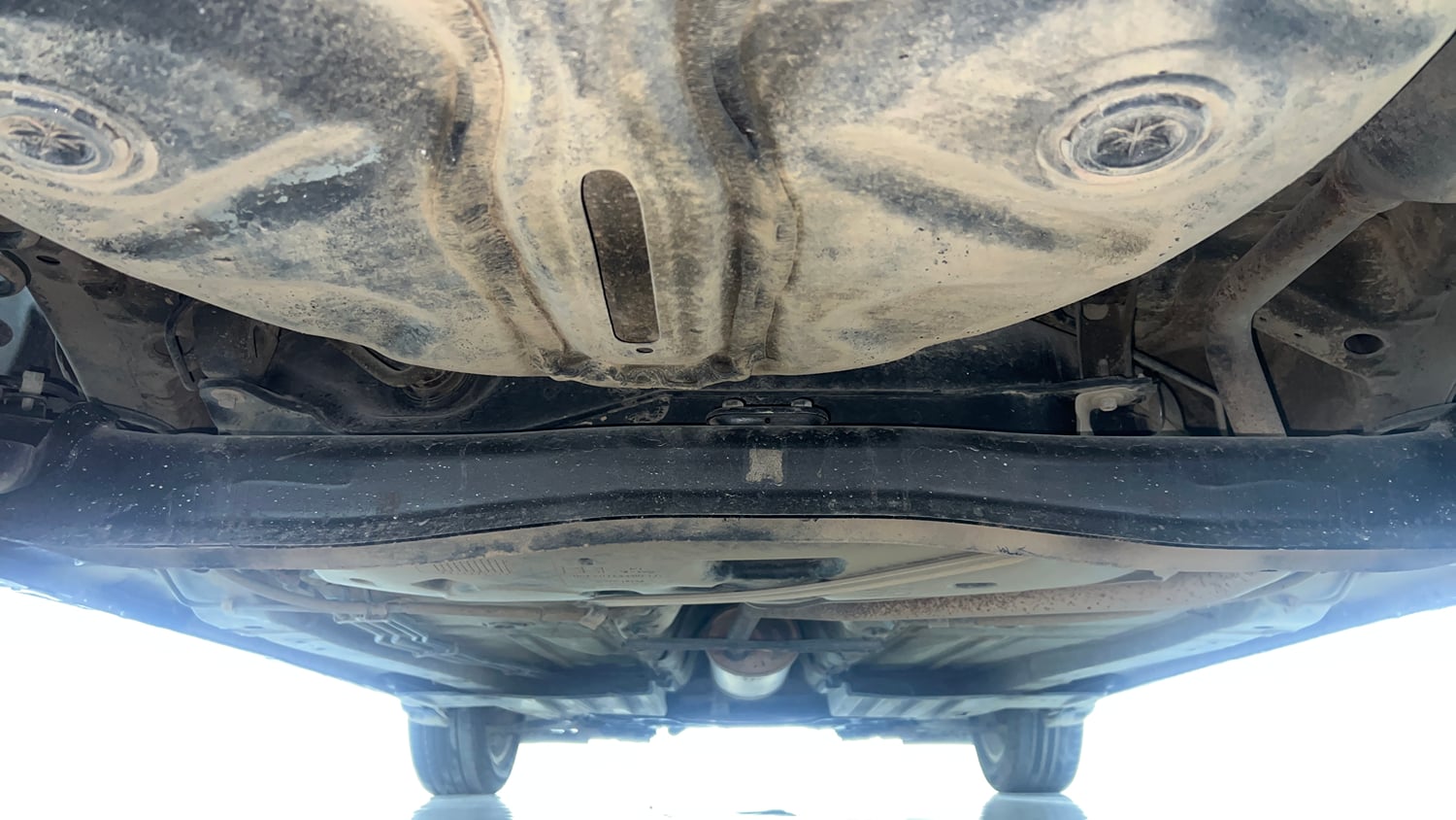 Used 2022 Maruti Suzuki Baleno Alpha Petrol Manual extra REAR UNDERBODY VIEW (TAKEN FROM REAR)