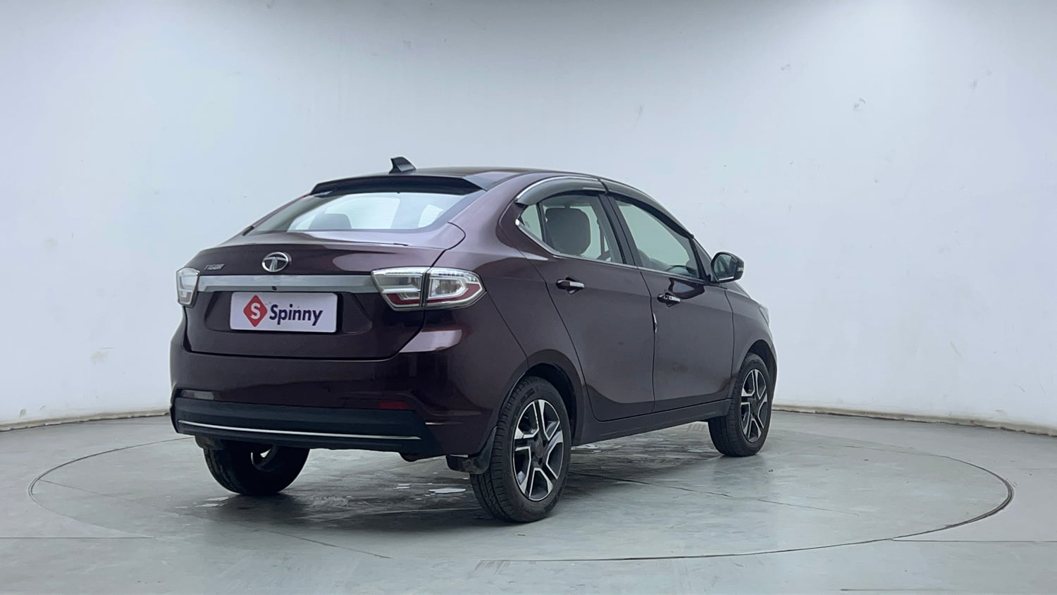 Used 2021 Tata Tigor XZ Plus Petrol Manual exterior RIGHT REAR CORNER VIEW