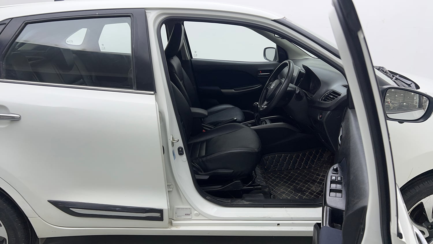 Used 2019 Maruti Suzuki Baleno Zeta Petrol Manual interior RIGHT SIDE FRONT DOOR CABIN VIEW