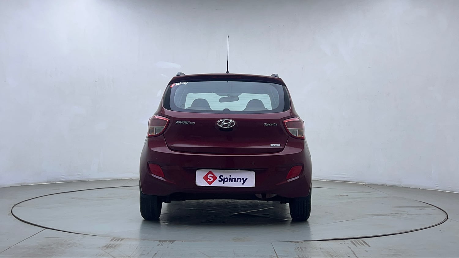 Used 2015 Hyundai Grand i10 Sportz 1.2 Kappa VTVT Petrol Manual exterior BACK VIEW