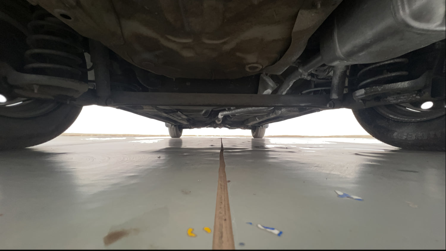 Used 2013 Hyundai i10 Era 1.1 iRDE2 Petrol Manual extra REAR UNDERBODY VIEW (TAKEN FROM REAR)