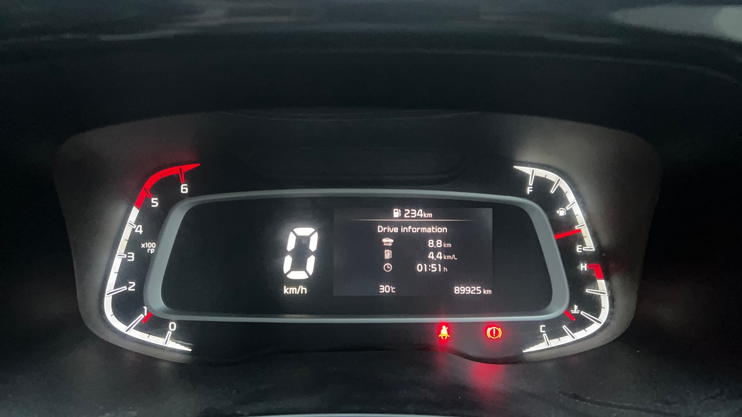 Used 2020 Kia Sonet GTX Plus 1.5 Diesel Manual interior CLUSTERMETER VIEW