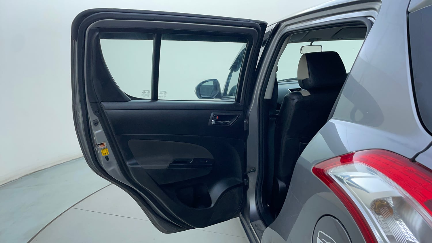 Used 2012 Maruti Suzuki Swift VXi Petrol Manual interior LEFT REAR DOOR OPEN VIEW