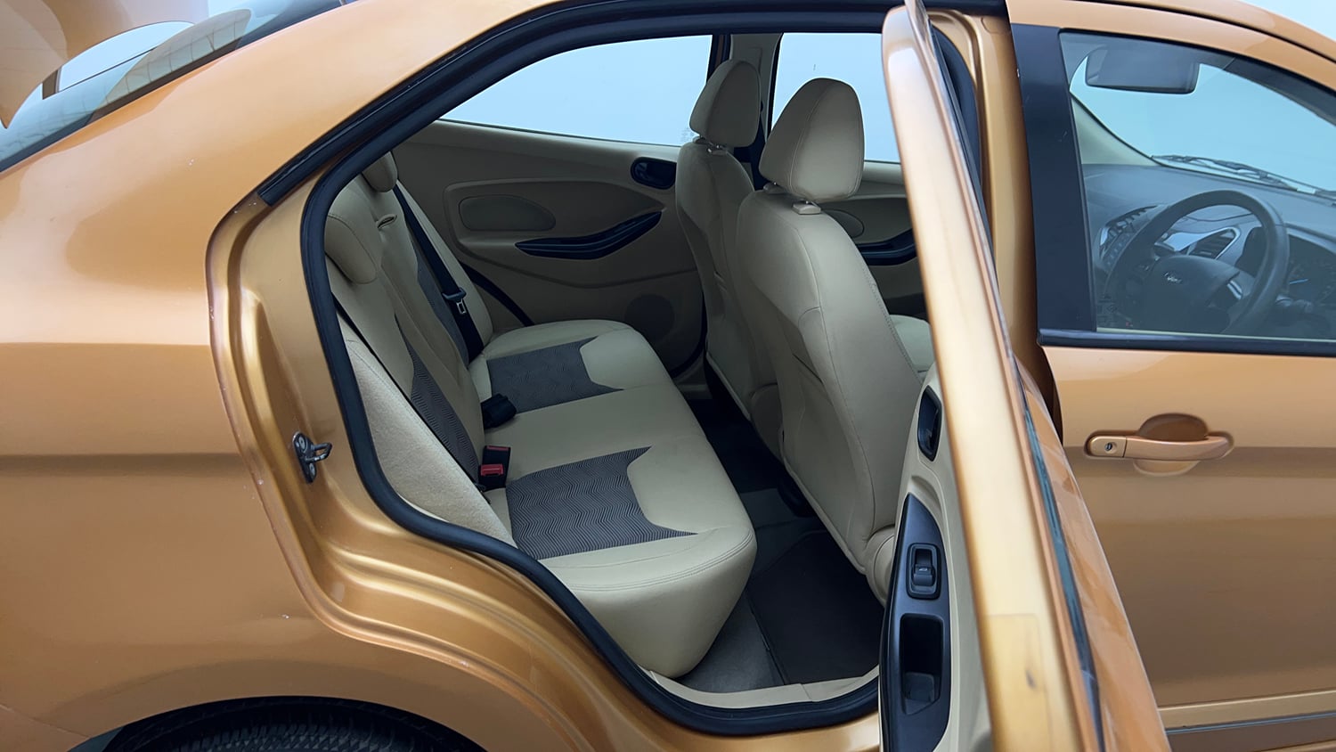 Used 2015 Ford Figo Aspire Titanium 1.5 Ti-VCT AT Petrol Automatic interior RIGHT SIDE REAR DOOR CABIN VIEW