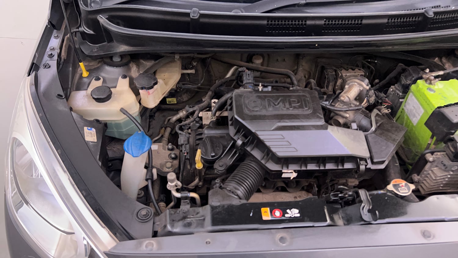 Used 2020 Hyundai Santro Sportz AMT Petrol Automatic engine ENGINE RIGHT SIDE VIEW