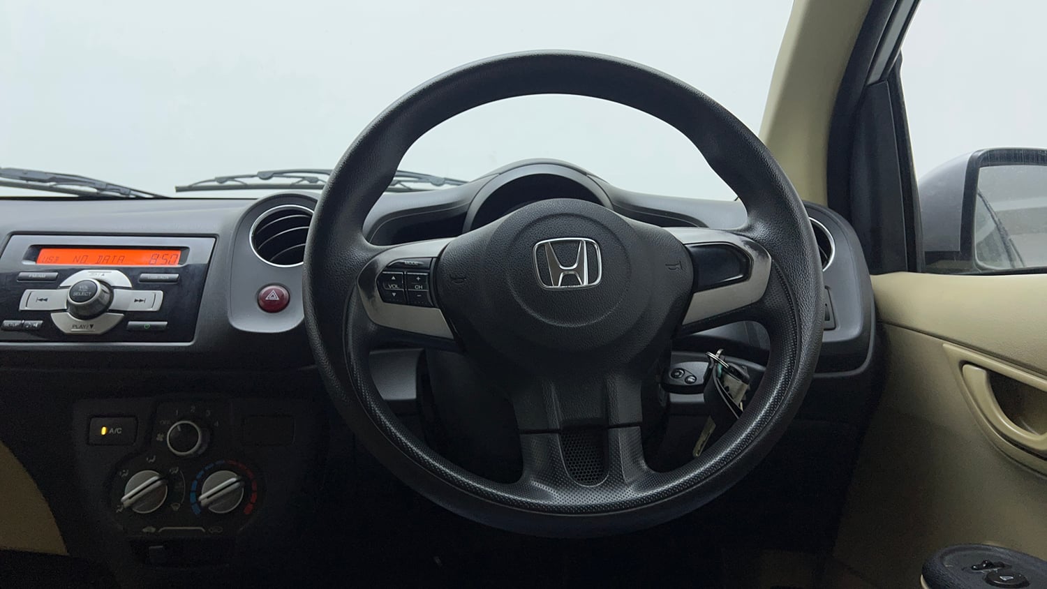 Used 2015 Honda Amaze 1.2 S i-VTEC Petrol Manual interior STEERING VIEW