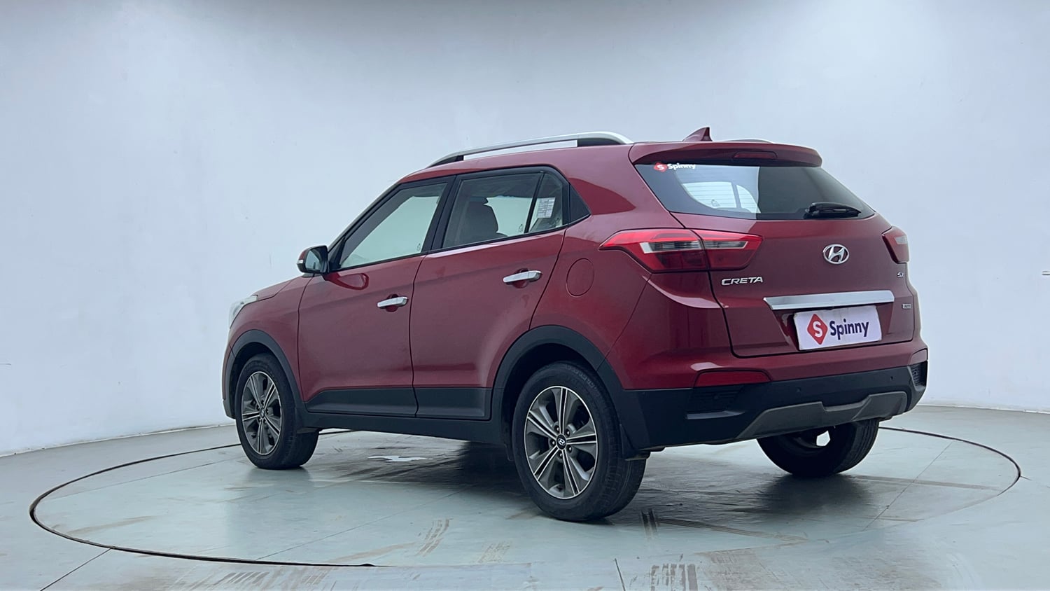 Used 2017 Hyundai Creta 1.6 SX Plus AT Petrol Petrol Automatic exterior LEFT REAR CORNER VIEW