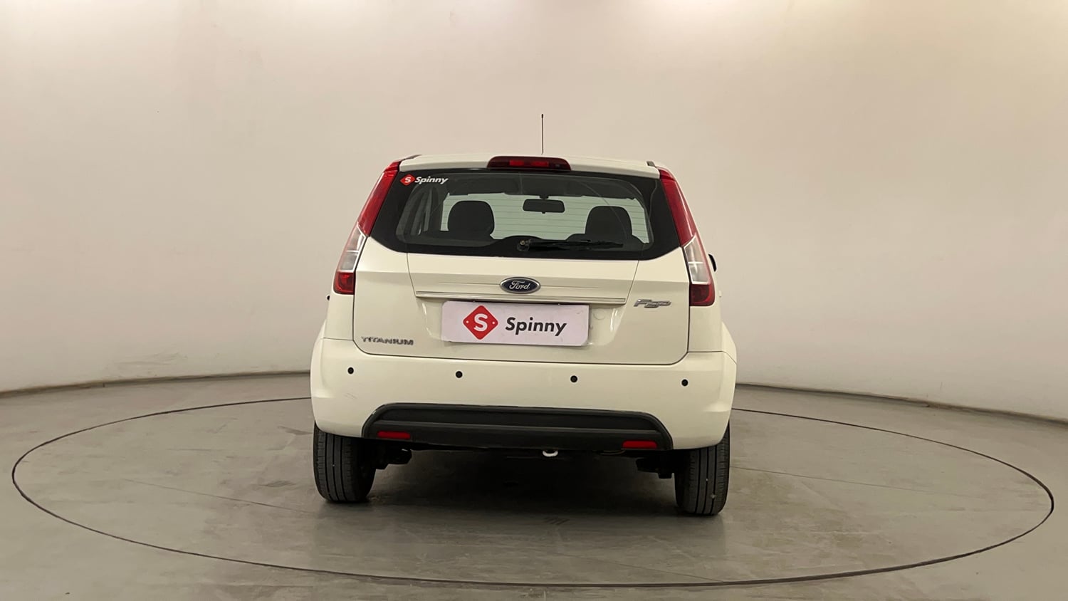 Used 2014 Ford Figo Duratec Petrol Titanium 1.2 Petrol Manual exterior BACK VIEW