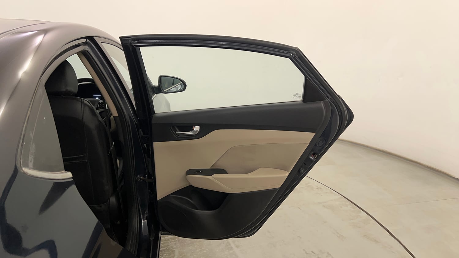 Used 2022 Hyundai Verna SX 1.5 VTVT IVT Petrol Automatic interior RIGHT REAR DOOR OPEN VIEW