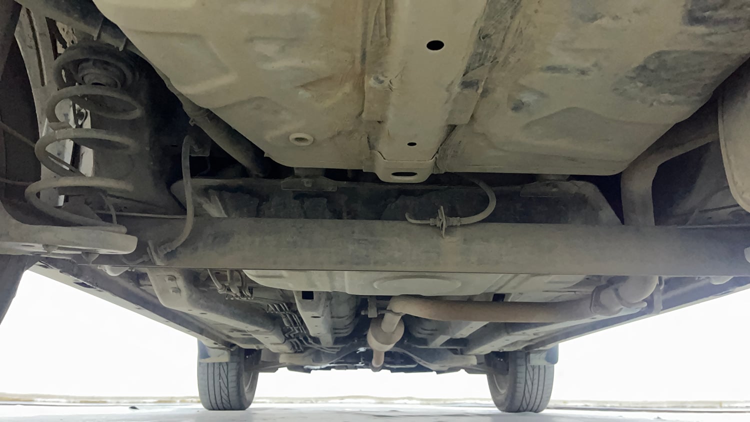 Used 2021 Tata Nexon XZA Plus Petrol Automatic extra REAR UNDERBODY VIEW (TAKEN FROM REAR)
