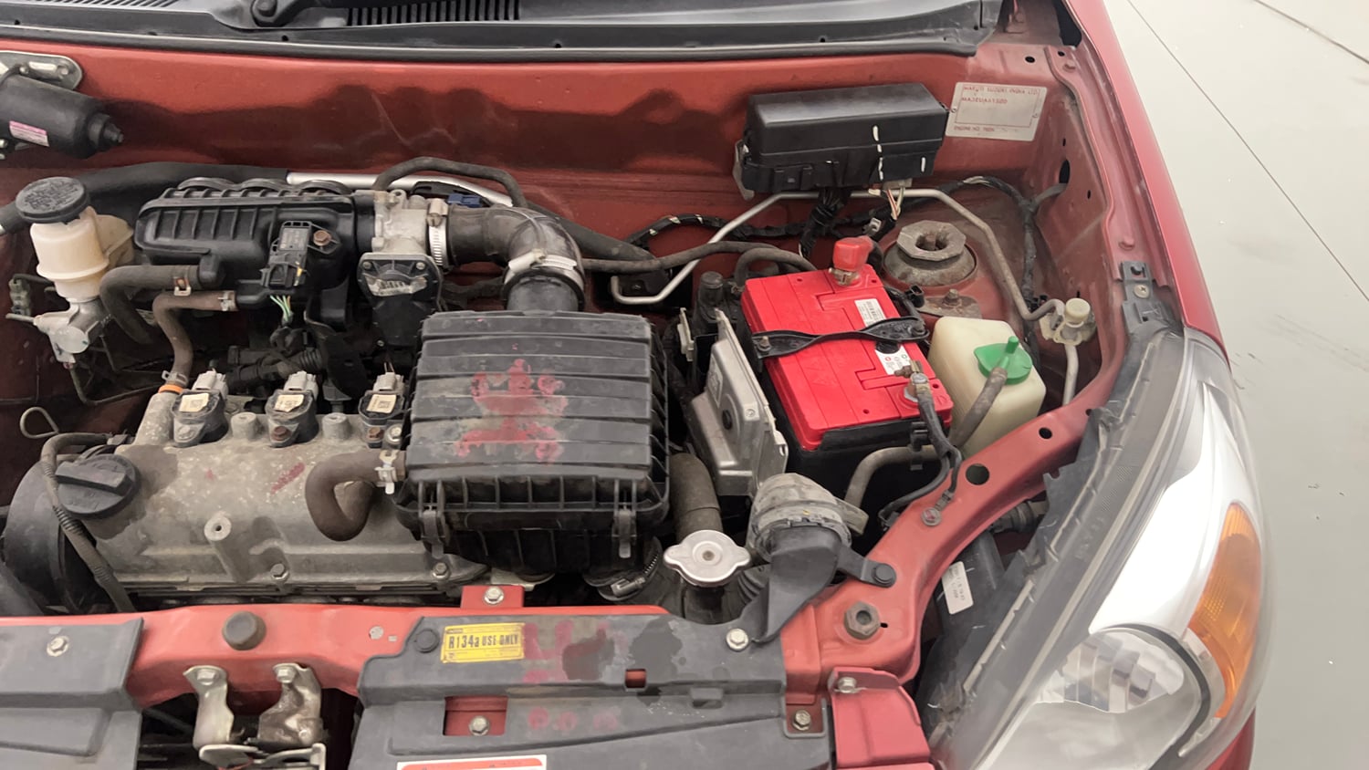 Used 2017 Maruti Suzuki Alto 800 VXi Petrol Manual engine ENGINE LEFT SIDE VIEW