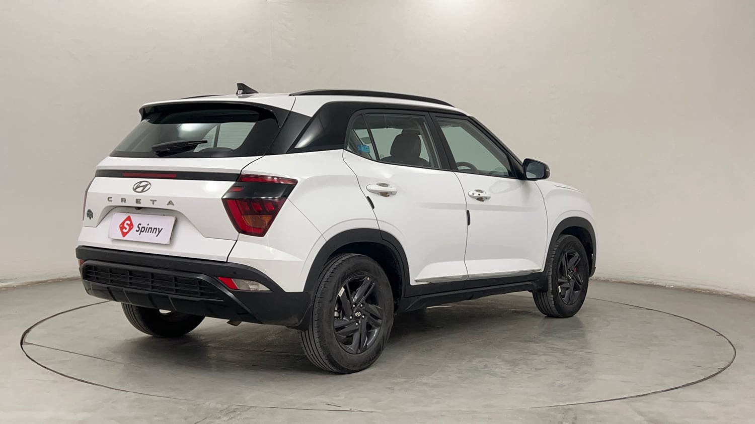 Used 2024 Hyundai Creta S Plus 1.5 Petrol Knight Petrol Manual exterior RIGHT REAR CORNER VIEW