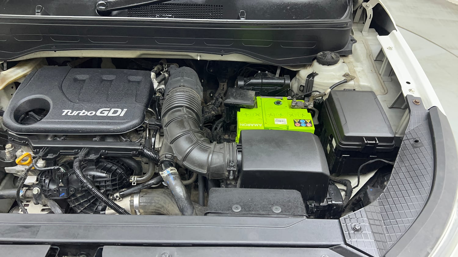 Used 2022 Hyundai Venue SX 1.0 Turbo iMT Petrol Manual engine ENGINE LEFT SIDE VIEW