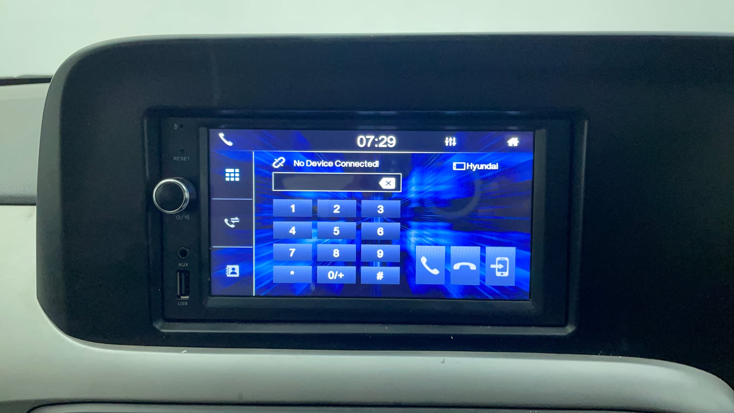 Used 2024 Hyundai Grand i10 Nios Corporate1.2 Kappa Petrol Manual interior MUSIC SYSTEM & AC CONTROL VIEW