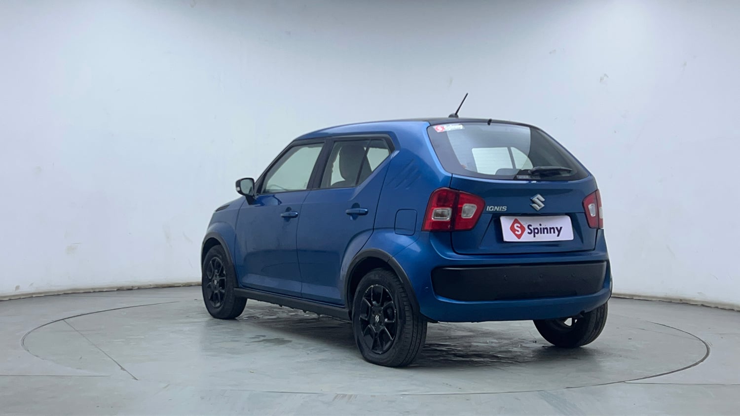 Used 2019 Maruti Suzuki Ignis [2017-2020] Zeta AMT Petrol Dual Tone Petrol Automatic exterior LEFT REAR CORNER VIEW