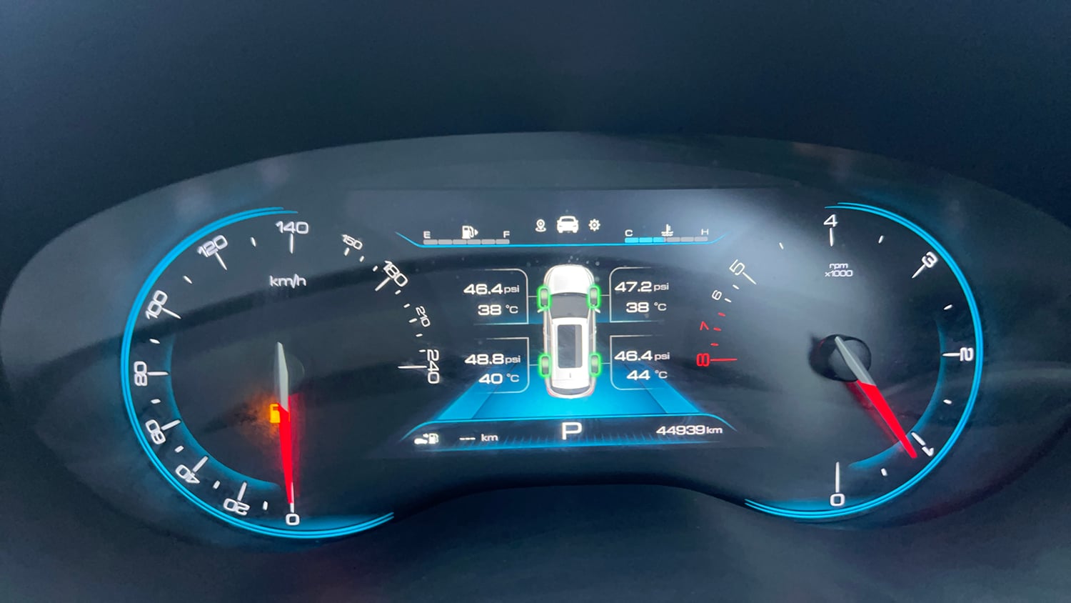 Used 2020 MG Motors Hector Sharp 1.5 DCT Petrol Petrol Automatic interior CLUSTERMETER VIEW