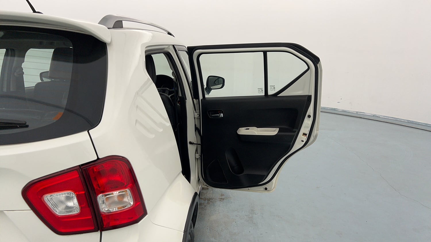 Used 2020 Maruti Suzuki Ignis Zeta 1.2 AMT Petrol Automatic interior RIGHT REAR DOOR OPEN VIEW