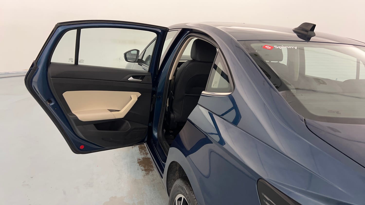 Used 2023 Volkswagen Virtus Topline 1.0 TSI MT Petrol Manual interior LEFT REAR DOOR OPEN VIEW