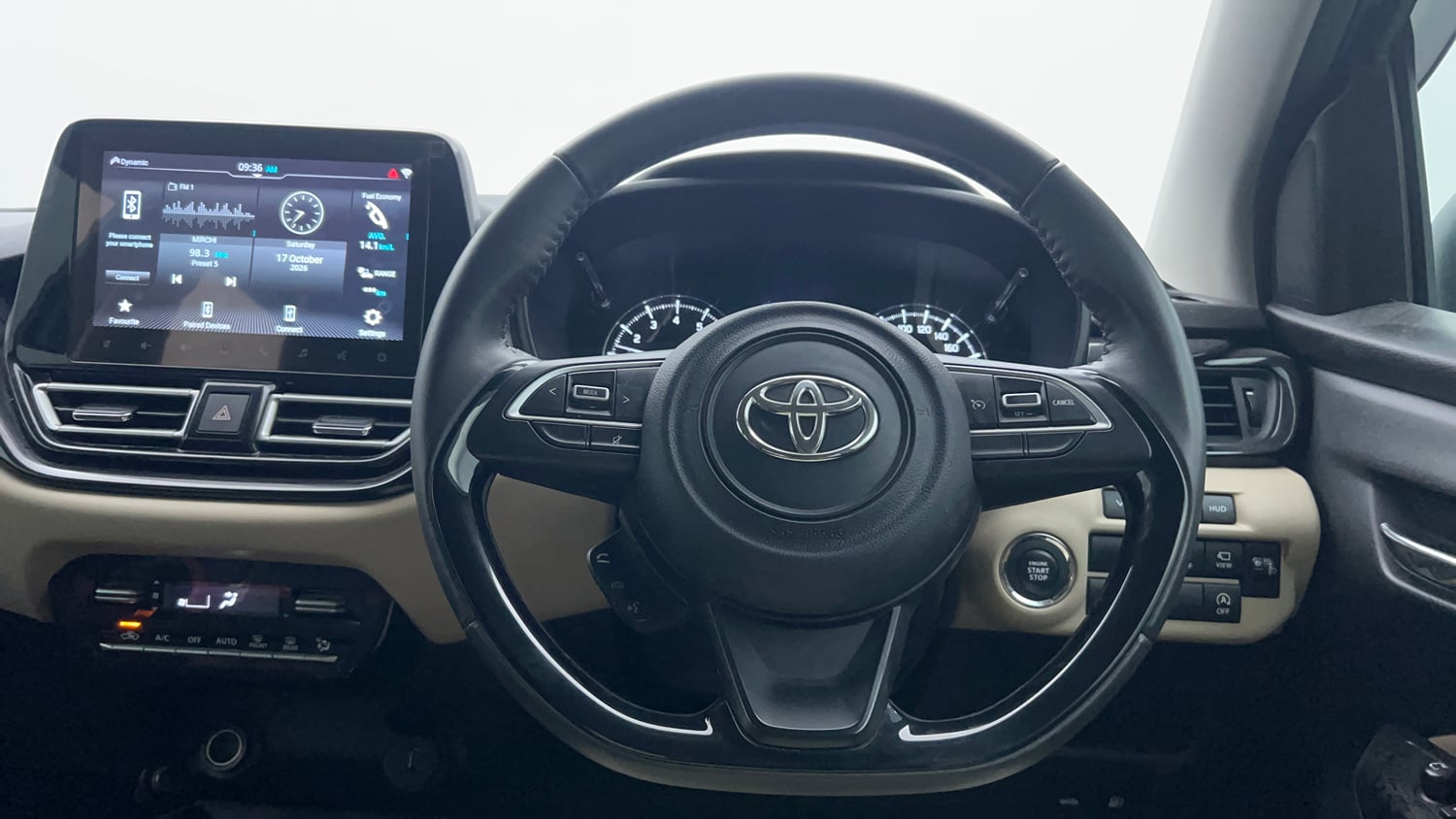 Used 2023 Toyota Glanza V AMT Petrol Automatic interior STEERING VIEW
