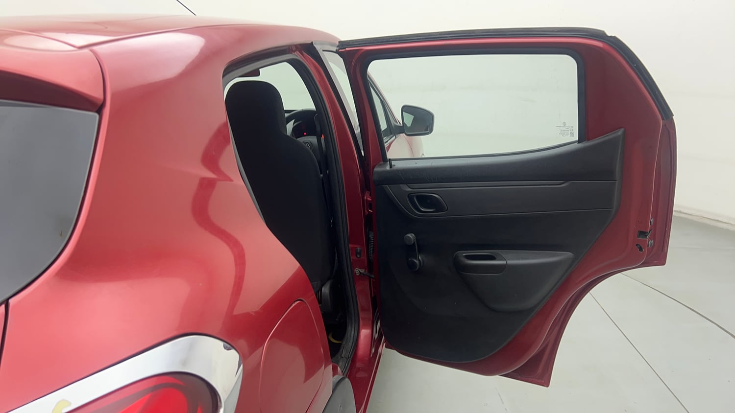 Used 2018 Renault Kwid 1.0 RXT AMT Opt Petrol Automatic interior RIGHT REAR DOOR OPEN VIEW