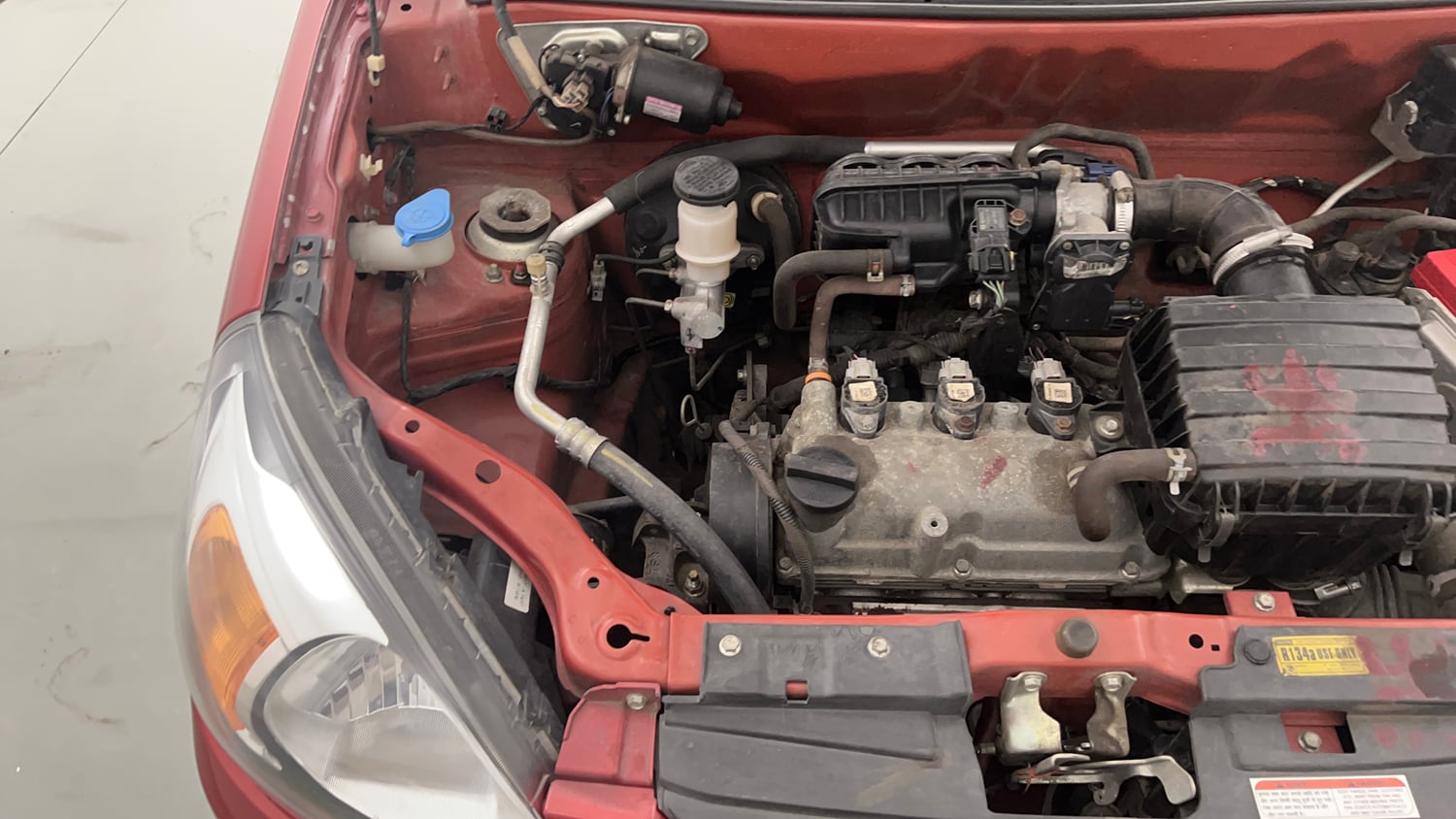 Used 2017 Maruti Suzuki Alto 800 VXi Petrol Manual engine ENGINE RIGHT SIDE VIEW