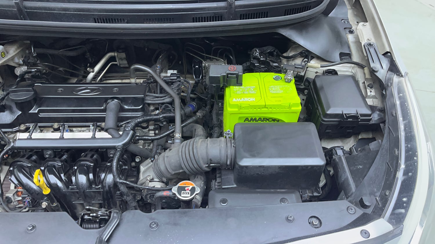 Used 2017 Hyundai Elite i20 Sportz 1.2 Petrol Manual engine ENGINE LEFT SIDE VIEW