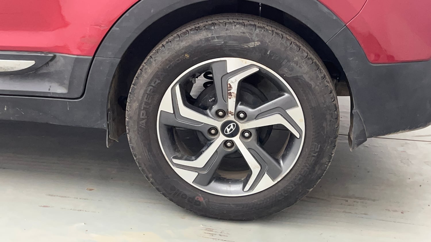 Used 2019 Hyundai Creta SX 1.6 (O) Petrol Petrol Manual tyres LEFT REAR TYRE RIM VIEW